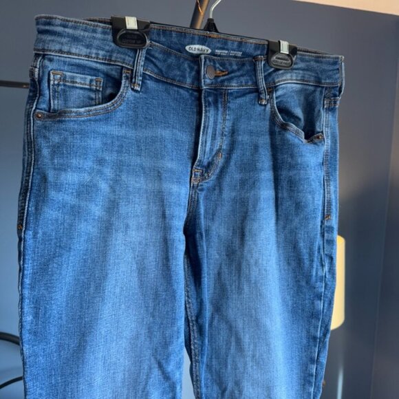 Old Navy Rockstar Super Skinny Blue Jeans - Picture 3 of 9